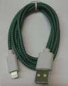 USB Lightning Καλώδιο Κορδόνι για iPhone 5S/ 5C /5 /iPad mini /iPad 4 /iPad Air Συμβατό με ios 8 1m Πράσινο (OEM) (BULK) USB Lightning Καλώδιο Κορδόνι για iPhone 5S/ 5C /5 /iPad mini /iPad 4 /iPad Air Συμβατό με ios 8 1m Πράσινο (OEM) (BULK)